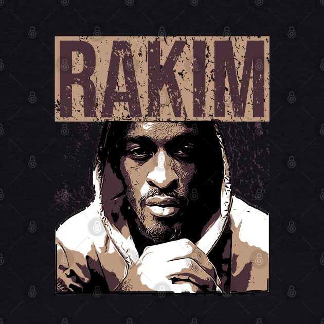 Rakim Allah, vintage poster by Degiab